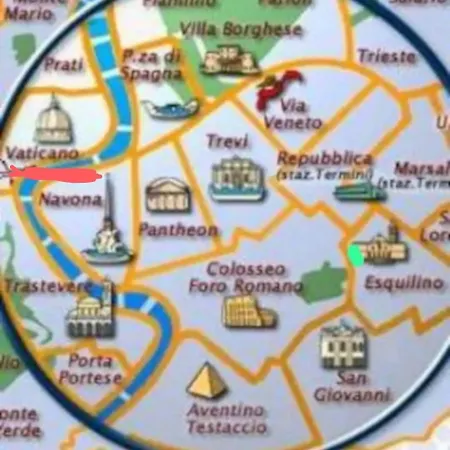 Apartamento St Peter Vatican Lovely & Patio,